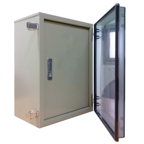 플라스틱 투명커버 이중도어 분전함 ES-PD